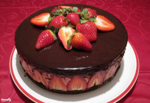 Epres-csokoládés torta